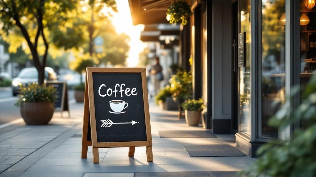 Your Guide to Sandwich Board Signs in NZ