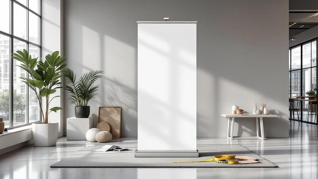 A Guide to Pull Up Banner NZ Design and Sizing