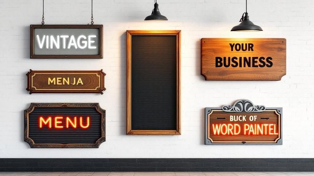 7 Creative Small Business Sign Ideas for 2025
