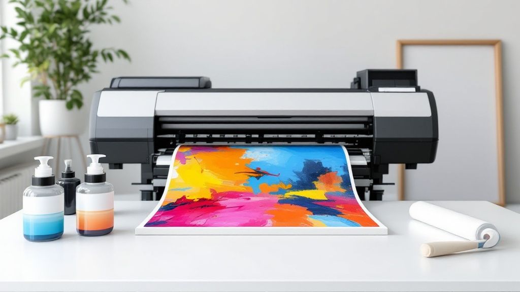 How to Print on Canvas A Pro Guide to Stunning Art