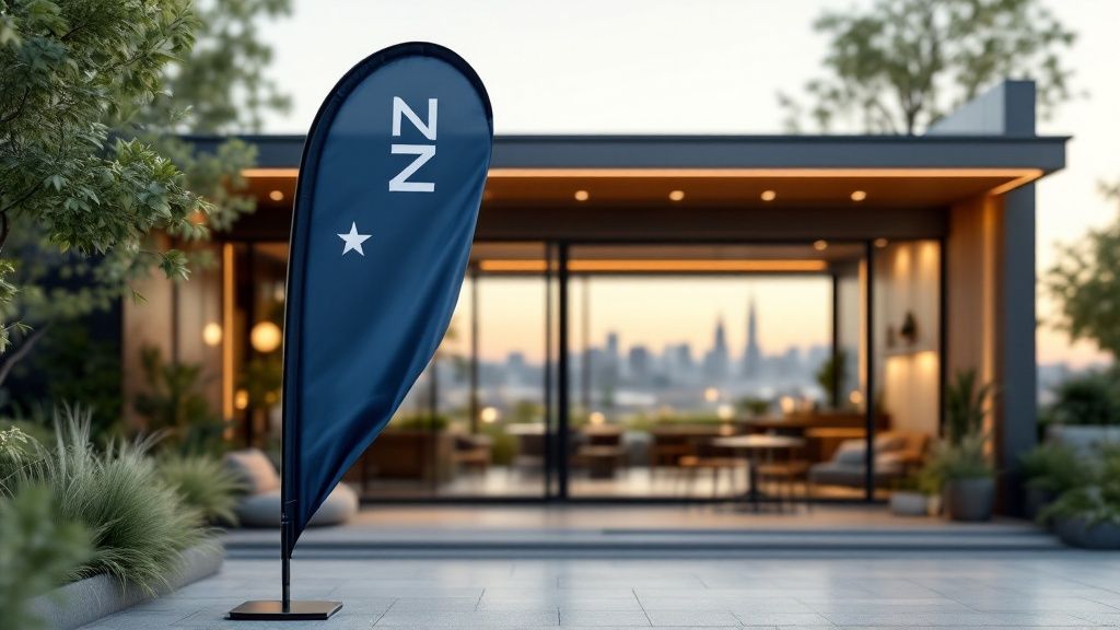 Teardrop Flags NZ | Eye-Catching Brand Displays