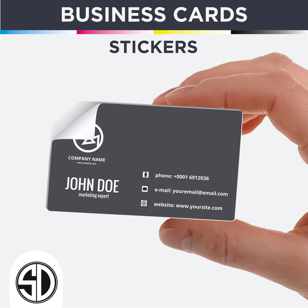 Stickers - Business card 90x55mm ( Single Sided)
