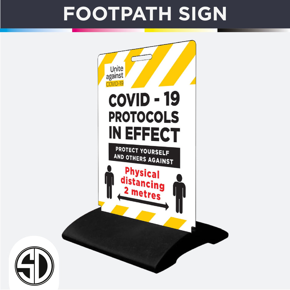 Revidge Footpath Sign footpath sign a frame