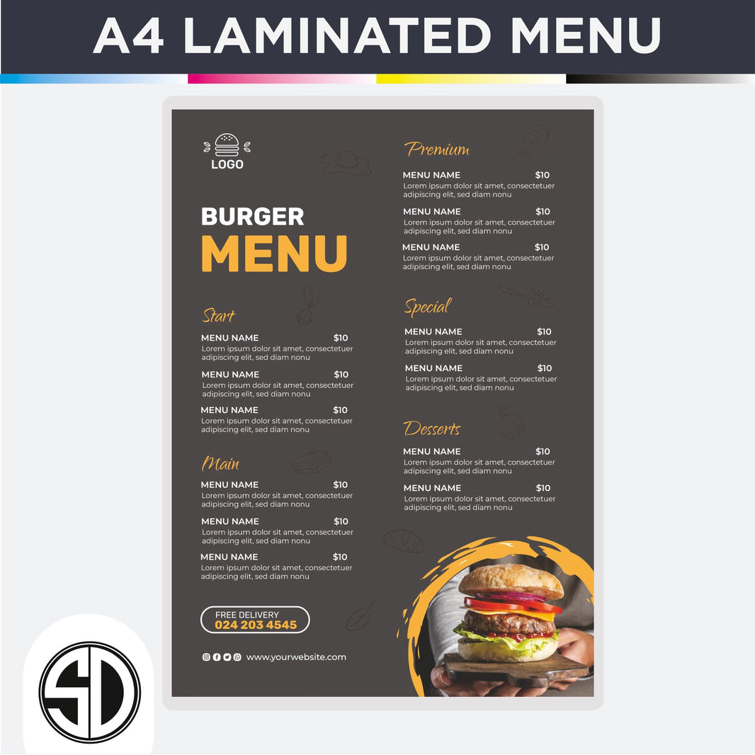 A4 Laminated