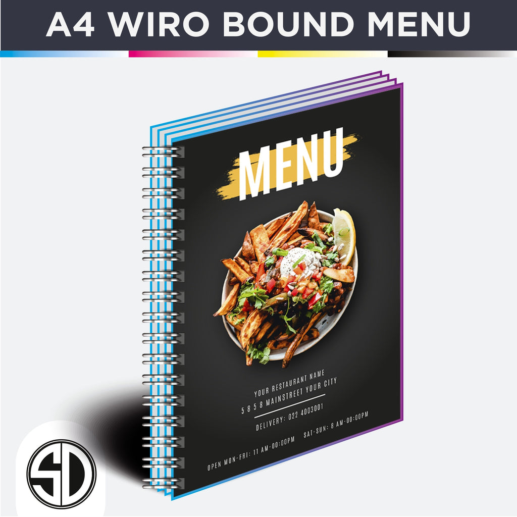 A4 WIRO BOUND (12PP)